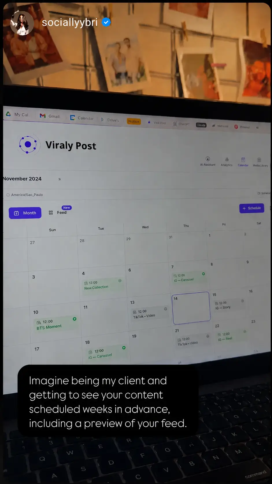 Customer story by @sociallyybri